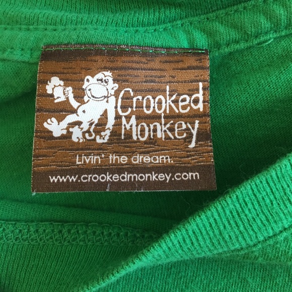 Crooked Monkey Party Fowl T Shirt - Picture 2 of 3